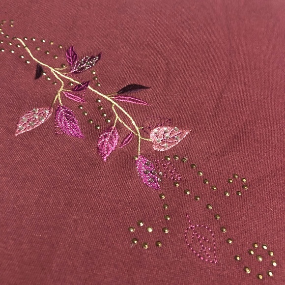 Embroidered & Studded Fall Sweater - Picture 5 of 6